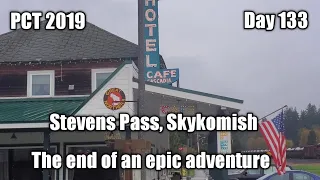 PCT 2019, Day 133, Stevens Pass, Skykomish, The end of an epic adventure