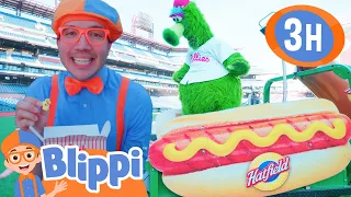 Blippi Hits It Out Of The Park + More | Home Run Baseball | Blippi and Meekah Best Friend Adventures