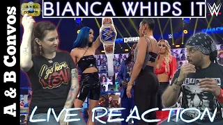 LIVE REACTION - Bianca Belair WHIPS IT ~ Sasha & Carmella Are Shook | Smackdown Live 2/5/21