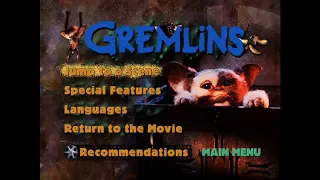 Gremlins 1997 DVD Menu Walkthrough