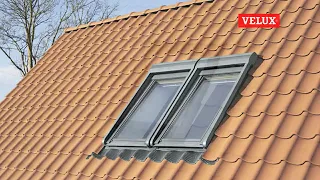 Установка рольставни на мансардное окно Velux SML видео