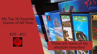 My Top 20 Best Board Games of All Time (June 2021) | #20-#11