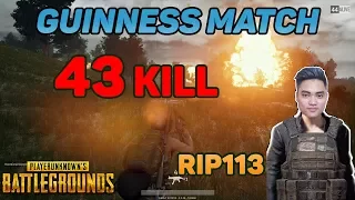 GUINNESS MATCH - Rip113 43 Kill SOLO VS SQUAD [AS] - PUBG Highlights Top 1 #5