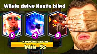 😵❌BLIND SUPER-KARTEN WÄHLEN im NEUEN MODUS... (Katastrophe) | Clash Royale Deutsch