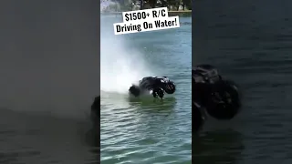 R/C Truck Drives & Jumps On Water!
