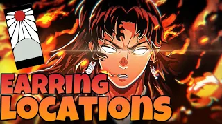 New Earring Locations and Sun Requirements (Demon Slayer Burning Ashes)