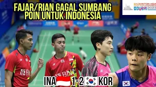 Fajar Alfian/Rian Ardianto vs Kim Won Ho/Na Sung Seung - Badminton Asia Mixed Team Championship | MD