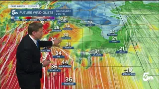 Severe storms possible on Wednesday