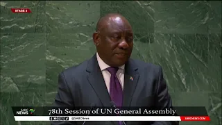 UN General Assembly I President Cyril Ramaphosa address