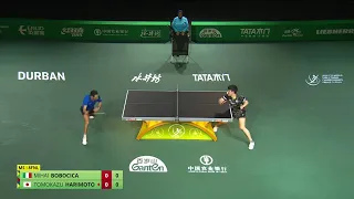 Tomokazu Harimoto vs Mihai Bobocica | Durban 2023 World Table Tennis Championships| Japan vs Italy