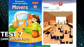 Movers 8 Practice Tests 7 SUCCEED - Listening Test 7 (Có ĐÁP ÁN & SÁCH PDF ở phần mô tả)