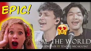 EPIC! DImas Senopati FT Tenggo Wicaksono - Heal The World 1st REACTION