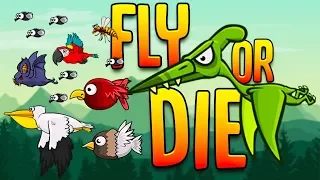 Eating All The Players - Can We Reach Max Level? - Fly or Die (FlyOrDie.Io)