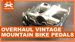 How to overhaul vintage mountain bike pedals in 3 easy steps