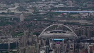 Euro2020, Inghilterra-Italia: le Frecce Rosse volano sopra Wembley per la cerimonia di chiusura