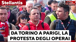 Da Torino a Parigi, la protesta contro Stellantis: “Tagli e condizioni invivibili in fabbrica"