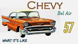 1957 Chevy four-door sport sedan, most iconic 50s car?￼