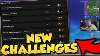 WEEK 5 CHALLENGES GRIND in FORTNITE: BATTLE ROYALE! | TBNRKENWORTH