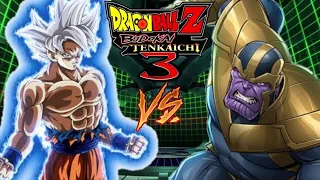 Ultra Instinct Goku Vs. Thanos Marvel Superhero Comics Dragon Ball Z Budokai Tenkaichi 3 Mods