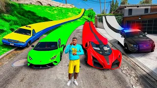 COLECIONANDO CARROS LONGOS NO GTA 5