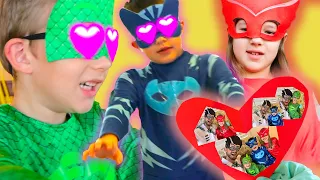 PJ Masks in Real Life ❤️ Zombie Love Cakes! ❤️ PJ Masks Official