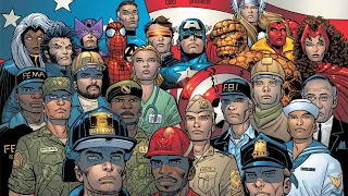 9/11 In Marvel COMICS - superheroes and villains help out in rebuilding from 9/11