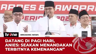 Tiba di Kantor PKS, Pasangan AMIN Disambut Elite dan Ratusan Pendukung | Breaking News tvOne