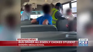 Jefferson Parish school bus driver caught on video allegedly slapping, choking student