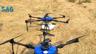 agriculture spraying drones testing