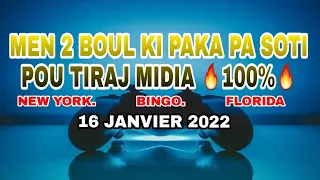 Men 2Boul Ki Paka Pa Soti Pou Midia Ny Ak Fl 16 Janvier 2022 Bingo:44fl yeswa