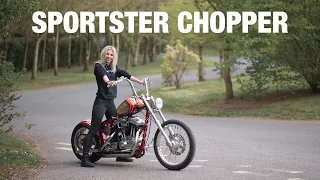 SPORTSTER CHOPPER BUILD / Custom Series By TOMBOY A BIT