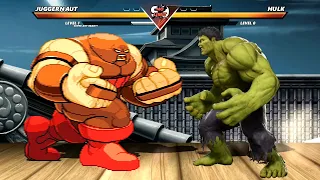 JUGGERNAUT vs HULK - Highest Level Amazing Fight!