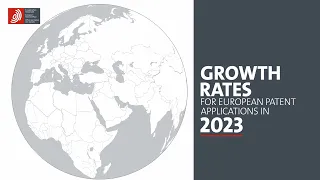 EPO Patent Index 2023: Growth rates for patent applications