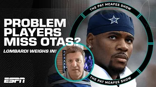 Players missing OTAs a cause for concern? Michael Lombardi weighs in! | The Pat McAfee Show