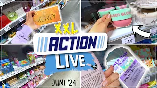 Live bei ACTION XXXL Haul 😱 Rundgang in Action Filiale | Reisen Garten Deko Beauty Essen Haushalt