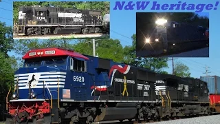 HD : NS 6920 leading 22N + the N&W heritage on 17A!