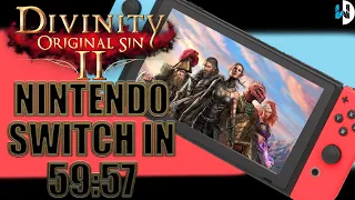 The Console Speedrun is something else... Divinity original sin 2 Speedrun - Nintendo Switch