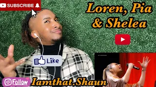 “Tell Him” & “And I’m Telling You I’m Not Going” - Loren, Pia & Shelèa | Iamthat.Shaun REACTs