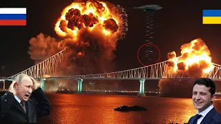 2 MINUTES AGO! US and German Nuclear Armed Drones Destroy Crimea Bridge Russia - Arma 3 Milsim