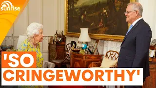 'Awkward' and 'cringeworthy' | The Queen meets Prime Minister Scott Morrison at Windsor Castle