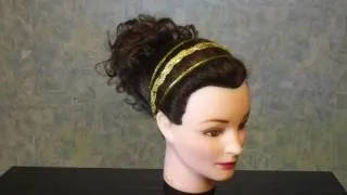 Прическа в греческом стиле: Пучок. Greek Goddess Updo Hair Tutorial