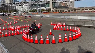 2022 SFPD Motorcycle Skills Competition Run 1