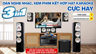 Dàn nghe nhạc, xem phim kết hợp hát karaoke, 3 trong 1 Cực hay