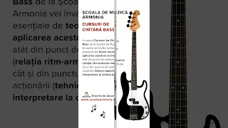 Școala de Muzică Armonia | Prezentare & Beneficii Cursuri de Chitară Bass