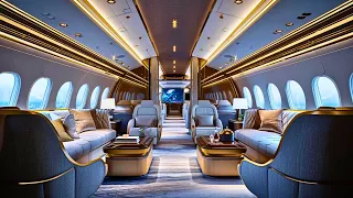 Inside the Most Luxurious Private Jet Interiors of 2024