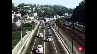 Los Angeles Driving 1950's