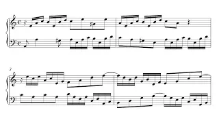 Bach: Invention 13 in A Minor, BWV 784 (Urtext Edition)