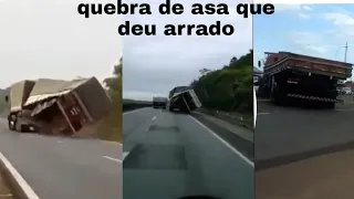 quebra de asa de caminhão que deram errado