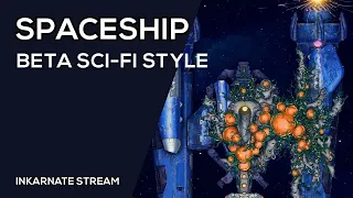 Spaceship: Sci-Fi Battlemap | Inkarnate Stream