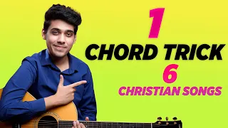 1 Chord Trick - 6 Hindi Christian Songs on Guitar | Yeshu Ke Geet